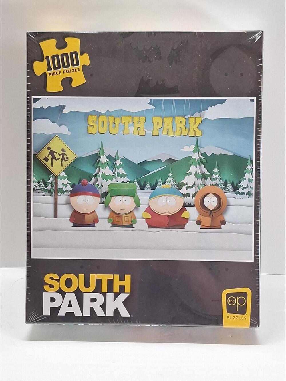 USAopoly Inc. South Park Paper Bus Stop 1000 Puzzle Pieces